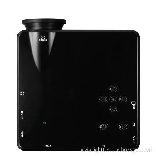 Mini Projector for the Home use Support 720P Smart Phone cheap Tablet PC projector, not home theater projector